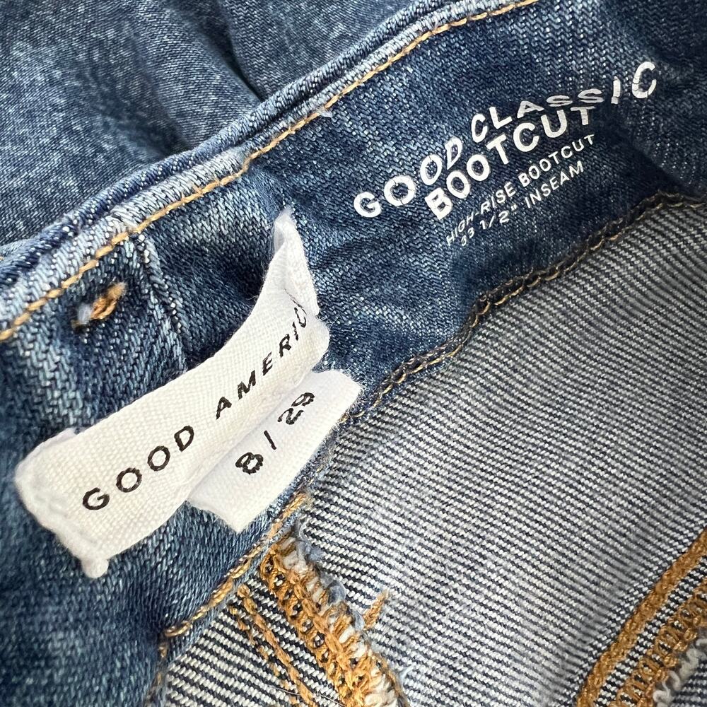 Good American Light Blue Boot Cut Jeans - Picture 9 of 11